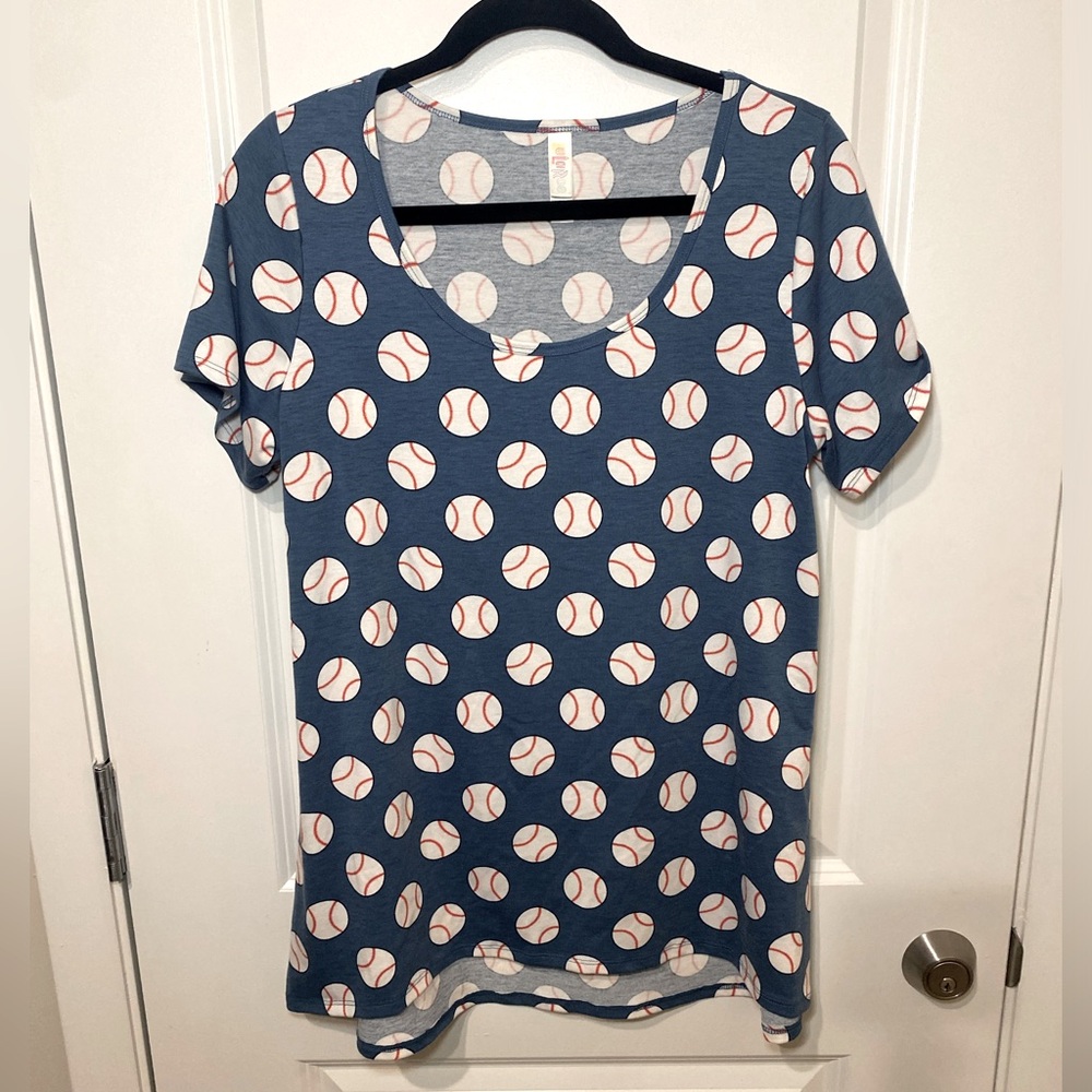 LulaRoe Baseball Classic T T shirt